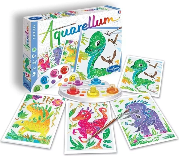 Sentosphere Aquarell-Kreativset Junior Dinosaurier