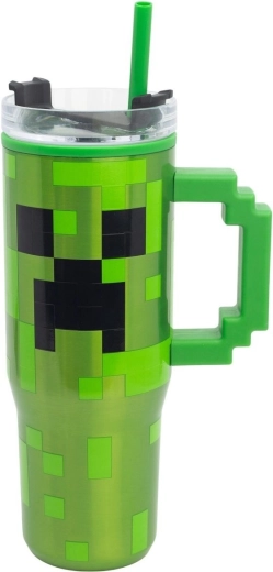 Thermobecher mit Strohhalm Minecraft 770 ml
