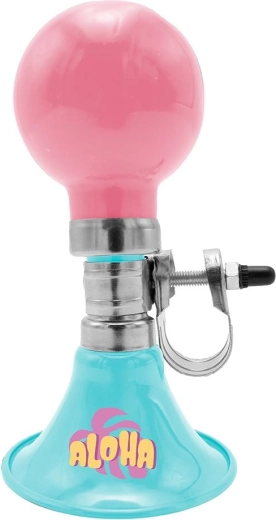 Rosa-türkisfarbene Ausführung und robuste Materialien