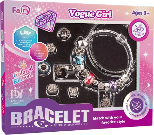 Mädchenarmbänder mit Anhängern – Set aus 2 Stück
