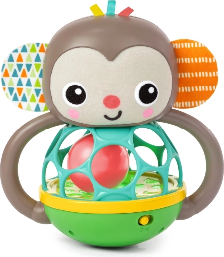 Multisensorisches Spielzeug OBALL Grab & Giggle Monkey für Kinder ab 6 Monaten