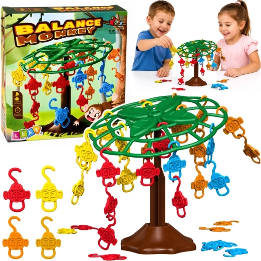 Balance Monkey – Familienspiel „Balance“ mit Affen am Baum