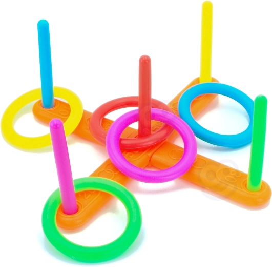 Bunte Ringe und stabile Stäbe
