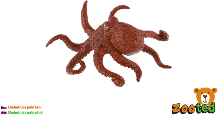 Plastikfigur Küstenkrake 8 cm