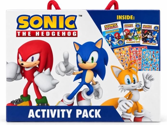 Mal- und Aufkleber-Set Sonic der Igel