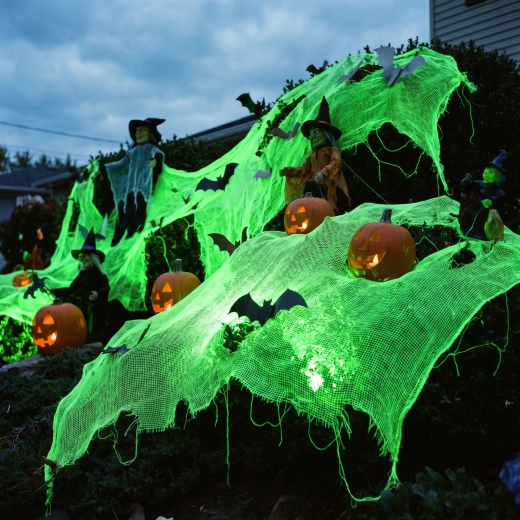 Auffällige Halloweendekoration