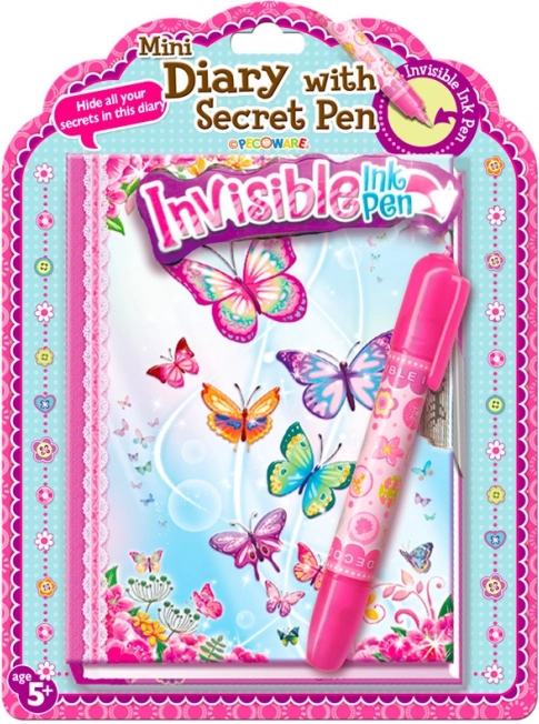 Tagebuch mit geheimem Stift mit UV-Licht und Schloss – Tagebuch
