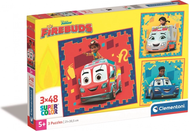 CLEMENTONI Puzzle Autoteile 3x48 Teile