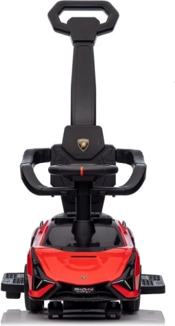 Lamborghini QLS-996T Rutschauto mit Schiebestange Rot