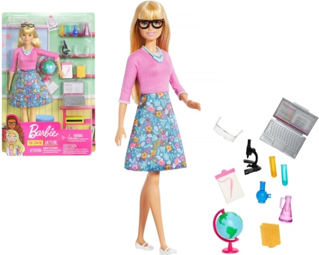 Barbie Puppe Lehrerin mit Notebook