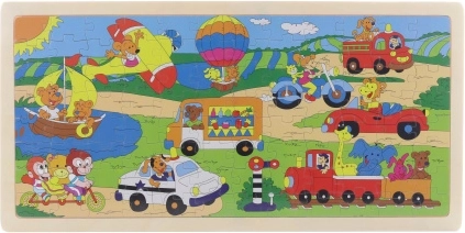 Holzpuzzle Verkehr 96 Teile