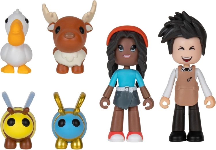 Bewegliche Figuren von Menschen und Tieren