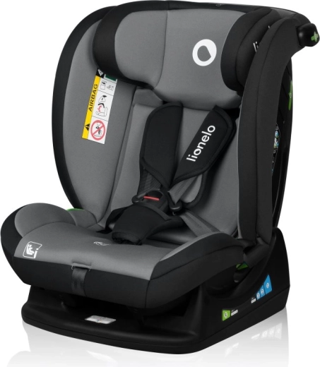 Lionelo Izzy i-Size Kindersitz 40–150 cm Black Grey