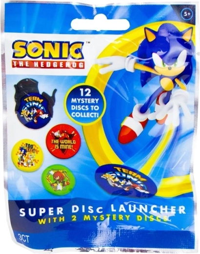 Sonic Mini Flugscheibe mit Abschussvorrichtung – mehrere Varianten