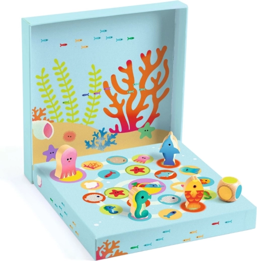 Brettspiel mit Meeresfreunden