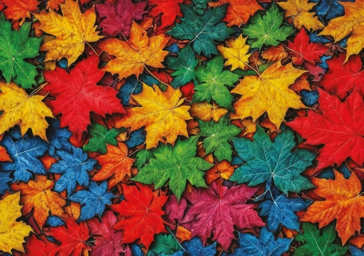 Puzzle Bunte Blätter 1000 Teile