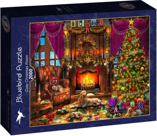 Bluebird Puzzle „Gemütliches Weihnachtszimmer“ 2000 Teile