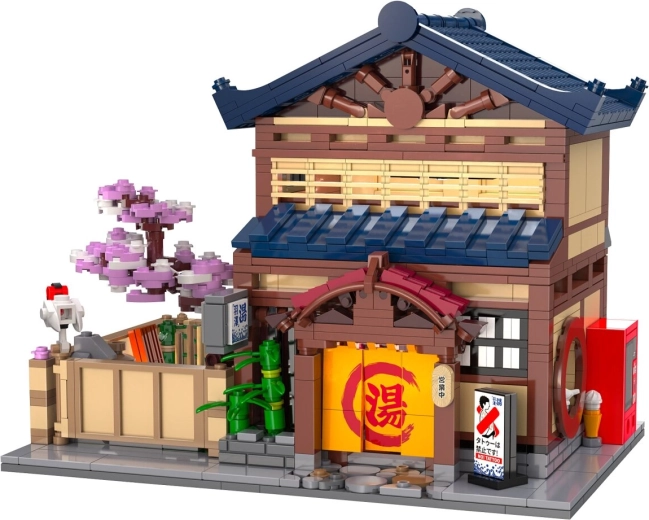 CaDA Bricks japanisches Sentō-Badehaus 1:30