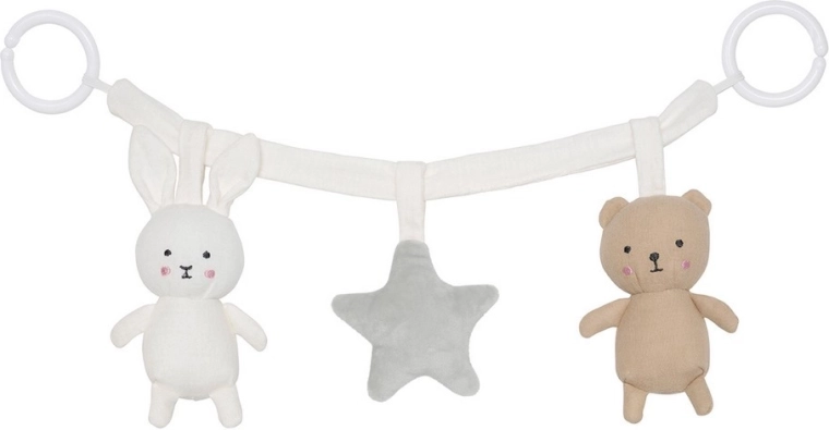 Jabadabado Kinderwagen-Spielzeug Teddy & Bunny