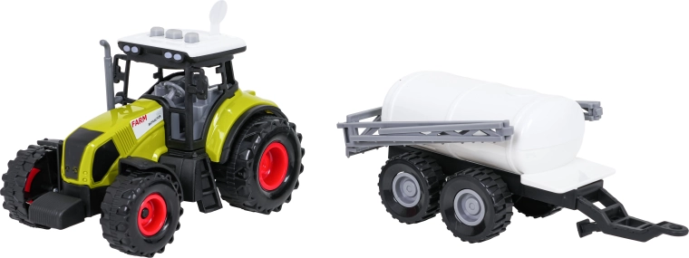 Traktor mit Tankanhänger
