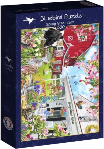 Bluebird Puzzle Farm Spring Green 500 Teile