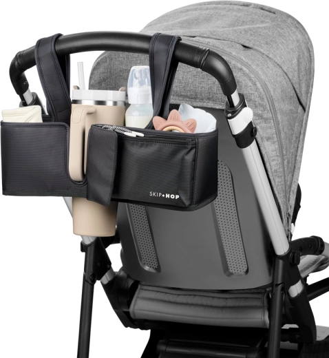 Universelle Befestigung am Kinderwagen
