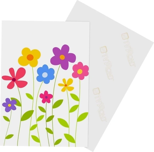 HTVRONT Thermotransferpapier für helle Stoffe A4 (8 Blatt)