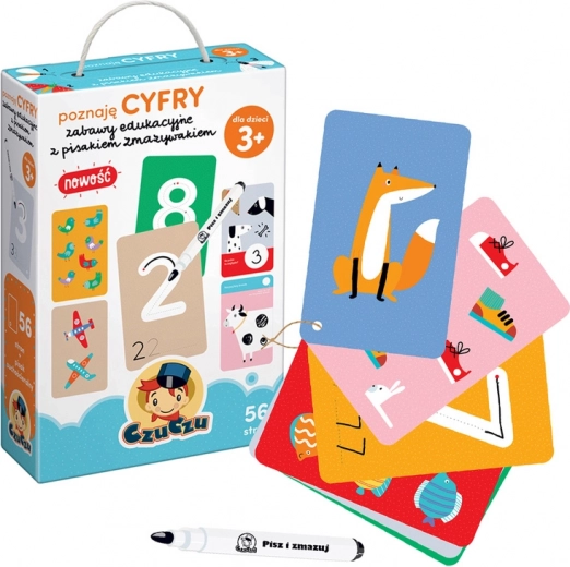 CzuCzu Erkenne Zahlen mit abwischbarem Stift