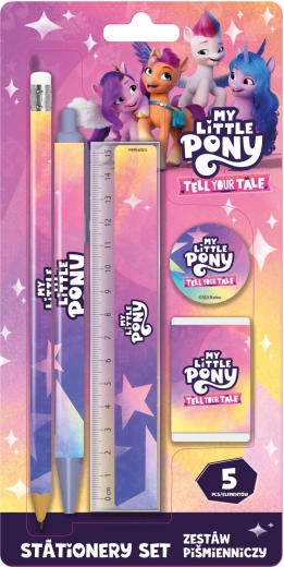 5-teiliges Schreibset mit MY LITTLE PONY Motiv