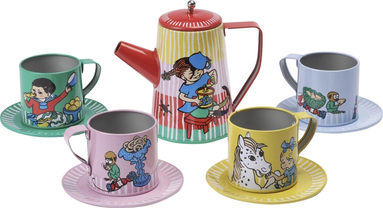 Pippi-Langstrumpf Kinder-Teeservice