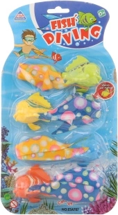 Tauchfische für den Pool – Set mit 4 Stück