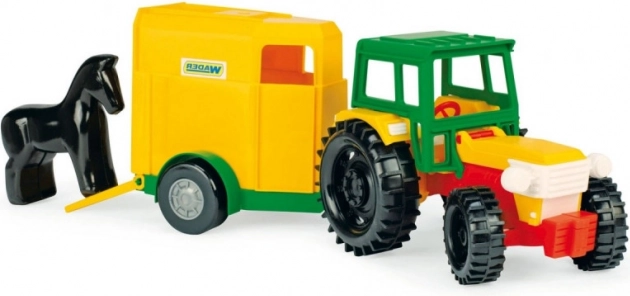 Traktor mit Pferdeanhänger Color Cars