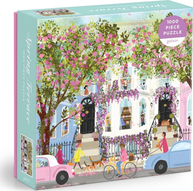 Puzzle Frühlings-Terrasse 1000 Teile Galison