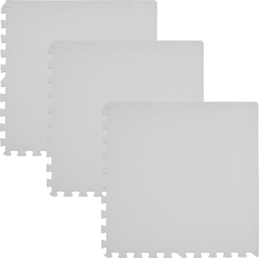 Schaumstoff-Puzzlematte Humbi 180 × 60 cm, grau – 3 Stück