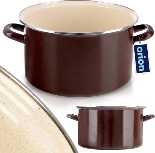 Robuster emaillierter Stahl und einfache Pflege