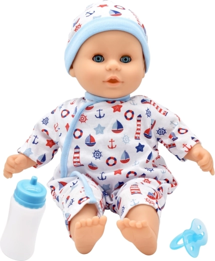 Dolls World Püppchen Little Treasure blau 38 cm