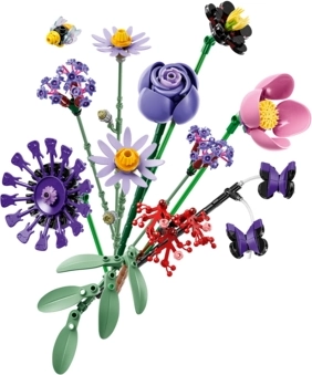 11 verschiedene Blumen und kräftige Farben