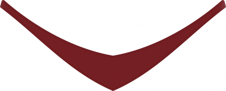 dunkelrotes Halstuch für Plüschtiere zur Personalisierung