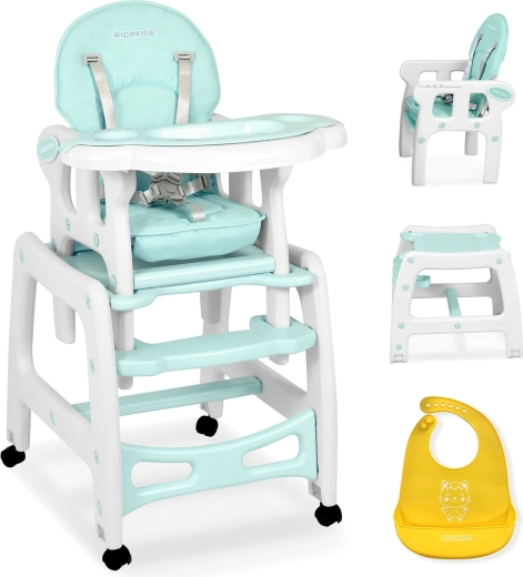 Kinderhochstuhl 5-in-1 RICOKIDS Sinco – türkis