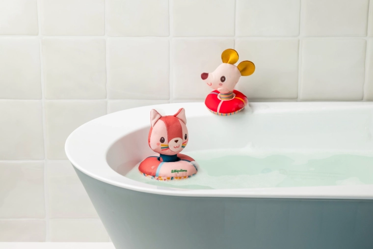 Lilliputiens Badespielzeug Katze Jeanne und Maus
