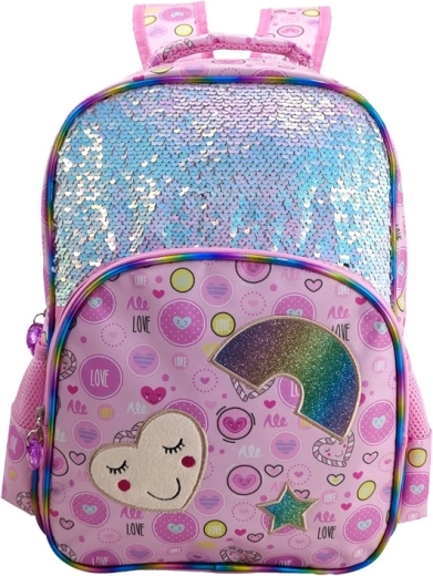 Mädchen-Rucksack in Herzform 40 cm