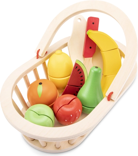 Korb voller farbenfroher Früchte