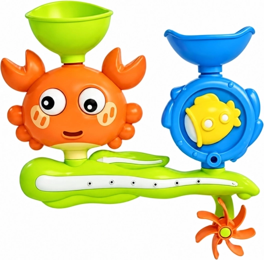 Durch Wasser angetriebene bewegliche Elemente
