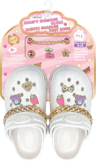 Weiße Kindersandalen mit dekorativen Applikationen