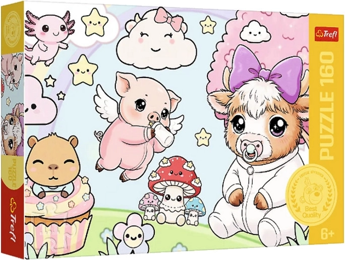 Puzzle Tierbabys 160 Teile