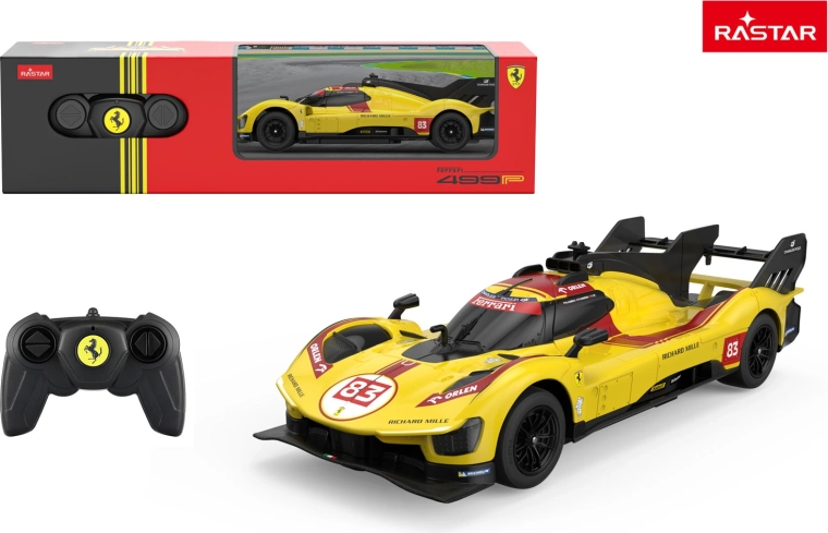 Rastar RC-Auto Ferrari 499P gelb 1:24 – 1 Stück