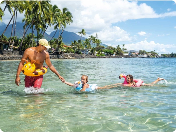 Spaß am Pool und im Meer