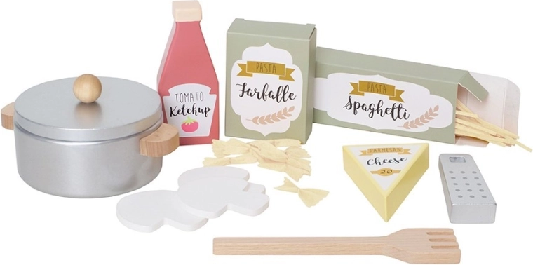JaBaDaBaDo Holz-Pasta-Set für die Kinderküche