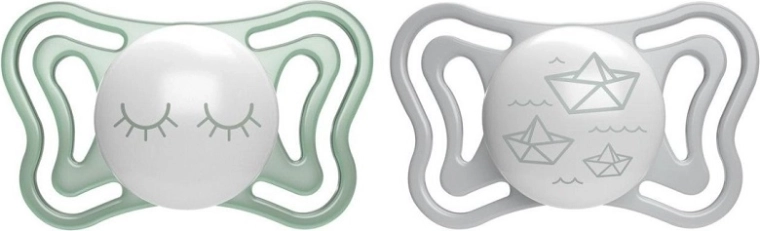 Chicco Physio Light Nachtschnuller aus Silikon 16–36 Monate, 2 Stk.