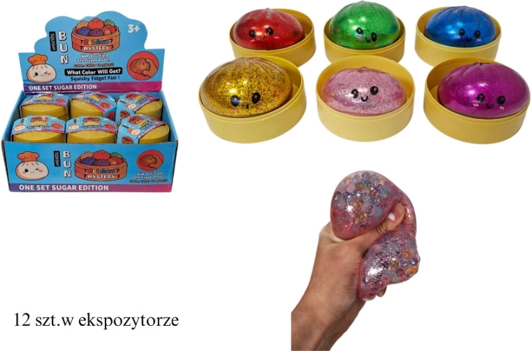 Antistress-Quetschspielzeug „Täschchen“ mit Glitzer (Hydrogel)